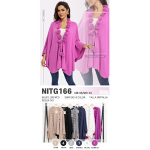 JERA-NITG166 / CAPA CON POMPONES LISA. Paquete 10pzs: $177 / 10 Paquetes: $167
