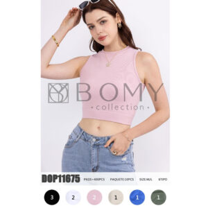 BOMY -DOP11675 / TOP BÁSICO PARA DAMA. Paquete 10pzs: $33 / 10 Paquetes: $32