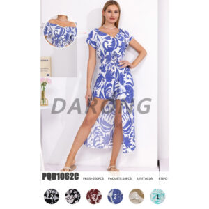 BOMY-PQD1062C / JUMPSUIT DE SHORT ESTAMPADO. Paquete 10pzs: $77 / 10 Paquetes: $73