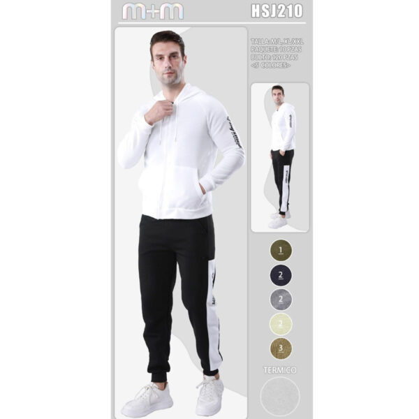 MOA-HSJ210 / CONJUNTO DEPORTIVO PARA CABALLERO. Paquete 10pzs: $148 / 10 Paquetes: $139