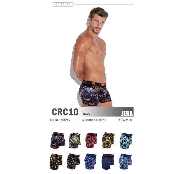 JERA-CRC10 / BOXER DE CABALLERO. Paquete 10pzs: $14 / 10 Paquetes: $14