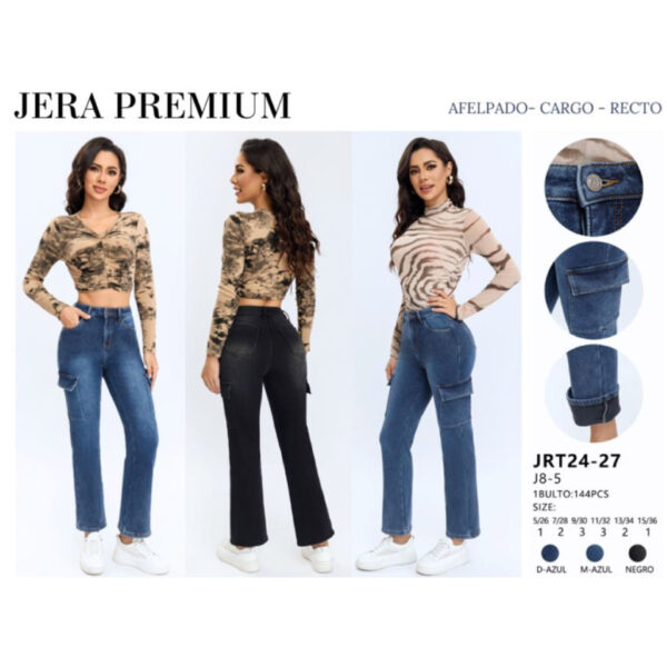 JERA-JRT24-27 / PANTALON DE MEZCLILLA. Paquete 10pzs: $189 / 10 Paquetes: $178
