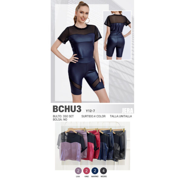 JERA-BCHU3 / CONJUNTO 2 PIEZAS BLUSA Y SHORT. Paquete 10pzs: $89 / 10 Paquetes: $84