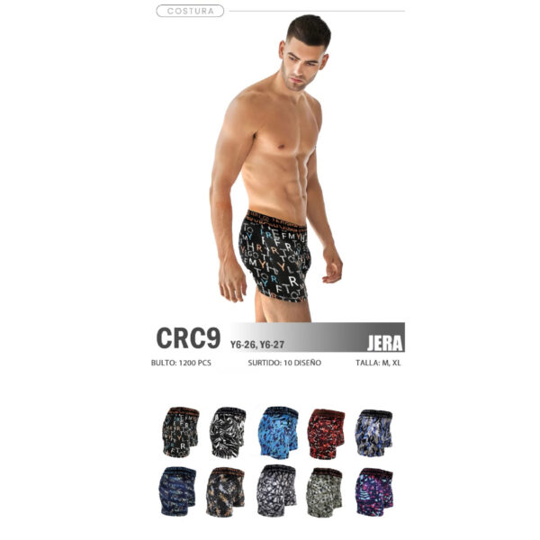 JERA-CRC9 / BOXER PARA CABALLERO. Paquete 10pzs: $14 / 10 Paquetes: $14