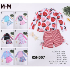 MOA-RSH007 / TRAJE DE BAÑO PARA NIÑA. Paquete 10pzs: $122 / 10 Paquetes: $115