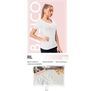 JERA-RL / BLUSA BÁSICA. SOLO BLANCO. Paquete 10pzs: $30 / 10 Paquetes: $28