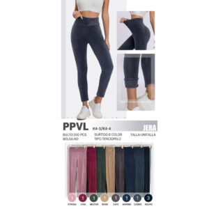 JERA-PPVL / LEGGIN CON TEJIDO INTERIOR TÉRMICO. Paquete 10pzs: $45 / 10 Paquetes: $43