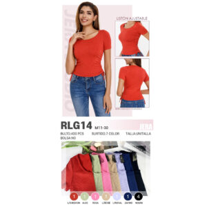 JERA-RLG14 / BLUSA CON LISTÓN AJUSTABLE. Paquete 10pzs: $32 / 10 Paquetes: $30
