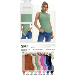 JERA-SM1 / BLUSA BÁSICA SIN MANGAS. Paquete 10pzs: $25 / 10 Paquetes: $24