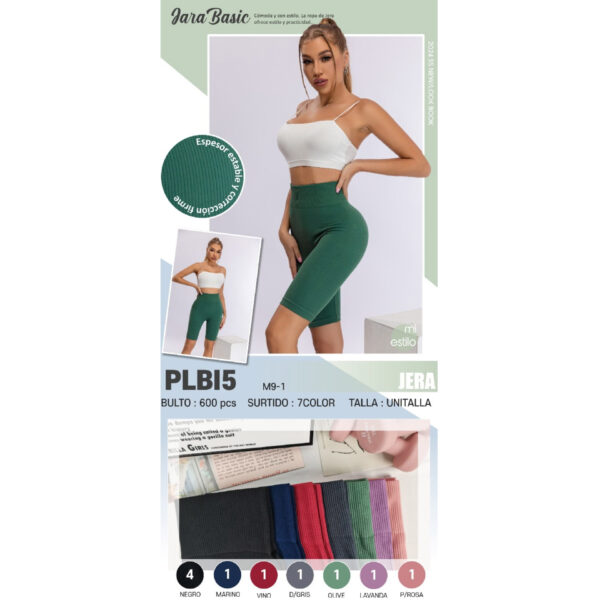 JERA-PLBI5 / LEGGIN DEPORTIVO CON CINTURA ALTA. Paquete 10pzs: $20 / 10 Paquetes: $19