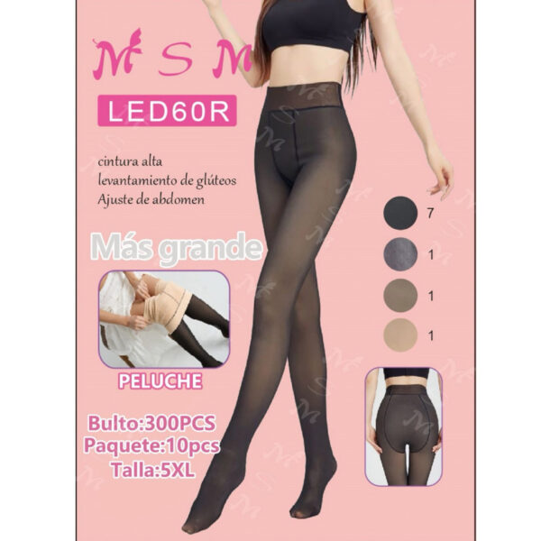 MOA-LED60R / MEDIA EFECTO PIEL. Paquete 10pzs: $53 / 10 Paquetes: $50