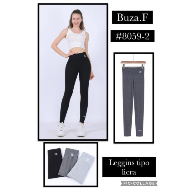 BUZA.F-#8059-2 / LEGGIN TIPO LICRA. Paquete 10pzs: $77 / 10 Paquetes: $73