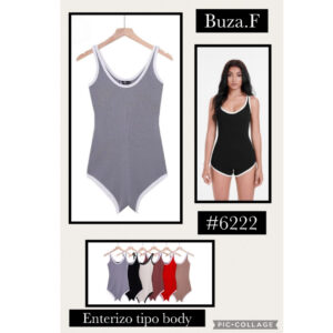 BUZA.F-#6222 / ENTERIZO TIPO BODY. Paquete 10pzs: $118 / 10 Paquetes: $112