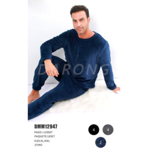 BOMY -DMM12947 / PIJAMA POLAR PARA HOMBRE. Paquete 10pzs: $77 / 10 Paquetes: $73
