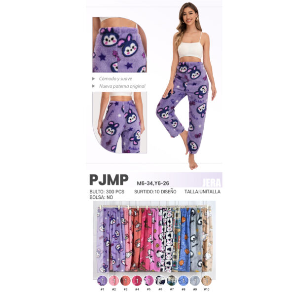 PANTALÓN DE PIJAMA / JERA-PJMP / PAQUETE 10 PZAS: $55 C/PZA - PAQUETE 100 PZAS: $52 C/PZA