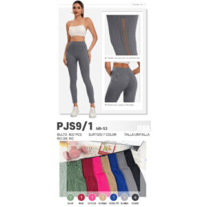 JERA-PJS9/1 / LEGGIN DEPORTIVO PARA DAMA. Paquete 10pzs: $31 / 10 Paquetes: $29