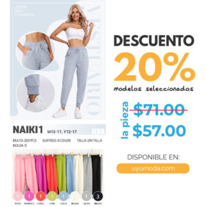 PANS DEPORTIVO / JERA-NAIKI1 / PAQUETE 10 PZAS: $57 C/PZA - PAQUETE 100 PZAS: $54 C/PZA