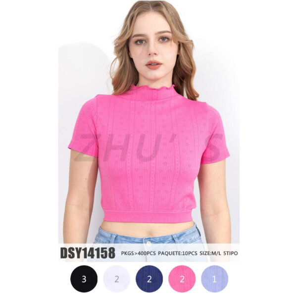 BLUSA PARA DAMA / BOMY -DSY14158 / PAQUETE 10 PZAS: $35 C/PZA - PAQUETE 100 PZAS: $33 C/PZA