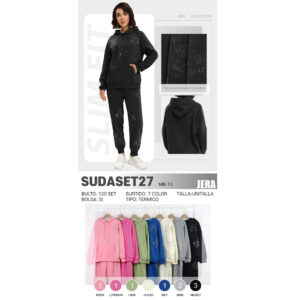 JERA-SUDASET27 / CONJUNTO DE PANTS / PAQUETE 10 PZAS: $136 C/PZA - PAQUETE 100 PZAS: $128 C/PZA