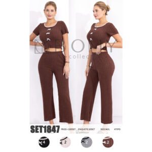BOMY -SET1847 / CONJUNTO 2PZS PARA DAMA. Paquete 10pzs: $95 / 10 Paquetes: $89