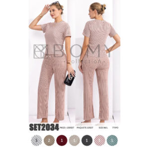 BOMY -SET2034 / CONJUNTO DE 2PZS PARA DAMA. Paquete 10pzs: $86 / 10 Paquetes: $82