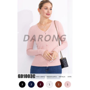 BOMY -GD1003C / BLUSA TIPO SUÉTER PARA DAMA. Paquete 10pzs: $70 / 10 Paquetes: $66