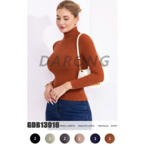 BOMY -GDB13916 / BLUSA DE MANGA Y CUELLO LARGO. Paquete 10pzs: $65 / 10 Paquetes: $62