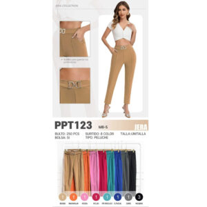 PANTALÓN TIPO VESTIR / JERA-PPT123 / PAQUETE 10 PZAS: $77 C/PZA - PAQUETE 100 PZAS: $73 C/PZA