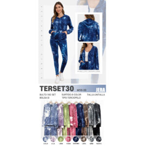 CONJUNTO PARA DAMA / JERA-TERSET30 / PAQUETE 10 PZAS: $112 C/PZA - PAQUETE 100 PZAS: $106 C/PZA