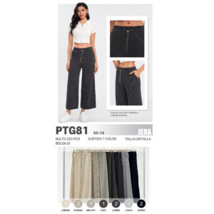 PANTALÓN HOLGADO / JERA-PTG81 / PAQUETE 10 PZAS: $77 C/PZA - PAQUETE 100 PZAS: $73 C/PZA