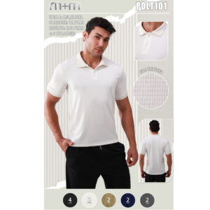 CAMISETA POLO PARA CABALLERO / MOA-POLT101 / PAQUETE 10 PZAS: $80 C/PZA - PAQUETE 100 PZAS: $76 C/PZA