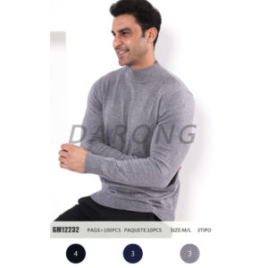 CAMISETA MANGA LARGA PARA HOMBRE / BOMY -GM12232 / PAQUETE 10 PZAS: $112 C/PZA - PAQUETE 100 PZAS: $106 C/PZA