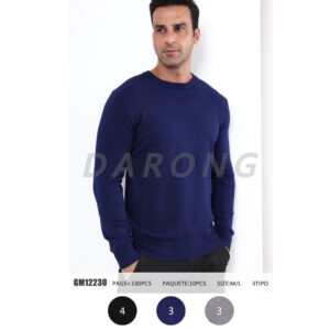 CAMISETA MANGA LARGA PARA HOMBRE / BOMY -GM12230 / PAQUETE 10 PZAS: $110 C/PZA - PAQUETE 100 PZAS: $104 C/PZA