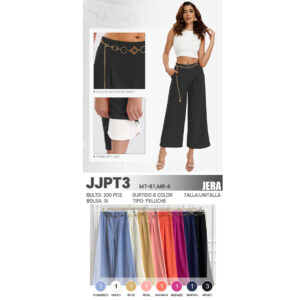 PANTALÓN TIPO VESTIR CON FORRO / JERA-JJPT3 / PAQUETE 10 PZAS: $83 C/PZA - PAQUETE 100 PZAS: $78 C/PZA