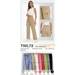 PANTALÓN CASUAL / JERA-TWL73 / PAQUETE 10 PZAS: $95 C/PZA - PAQUETE 100 PZAS: $89 C/PZA