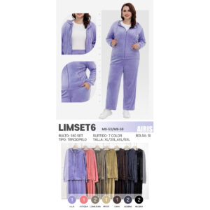 CONJUNTO PANS TIPO TERCIOPELO / JERA-LIMSET6 / PAQUETE 10 PZAS: $136 C/PZA - PAQUETE 100 PZAS: $128 C/PZA