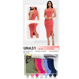 VESTIDO PARA DAMA / JERA-UNA31 / PAQUETE 10 PZAS: $43 C/PZA - PAQUETE 100 PZAS: $40 C/PZA