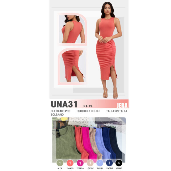 VESTIDO PARA DAMA / JERA-UNA31 / PAQUETE 10 PZAS: $43 C/PZA - PAQUETE 100 PZAS: $40 C/PZA