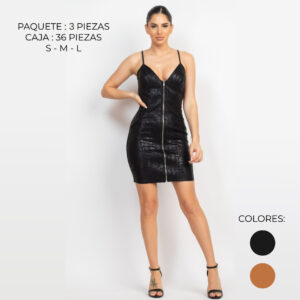 IRIS-HMD13006 / VESTIDO ANIMAL PRINT / PAQUETE 3 PZAS: $229 C/PZA - PAQUETE 36 PZAS: $186 C/PZA