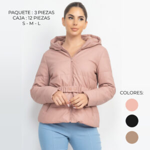 IRIS-HMJ20787 / CHAMARRA CON CAPUCHA / PAQUETE 3 PZAS: $457 C/PZA - PAQUETE 12 PZAS: $372 C/PZA