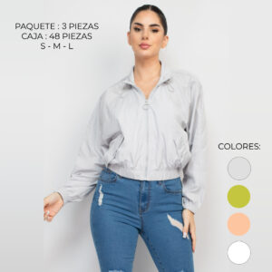 IRIS-HMJ21274 / CHAMARRA ROMPEVIENTOS / PAQUETE 3 PZAS: $366 C/PZA - PAQUETE 48 PZAS: $297 C/PZA