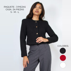 IRIS-IJ99502 / SACO ESTILO CHANEL / PAQUETE 3 PZAS: $430 C/PZA - PAQUETE 24 PZAS: $346 C/PZA