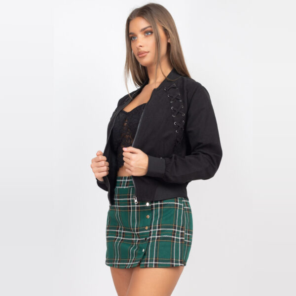 IRIS-HMJ20162A / CHAQUETA CROP CON DETALLE DE CORDONES / PAQUETE 6 PZAS: $311 C/PZA - PAQUETE 36 PZAS: $253 C/PZA - Imagen 3