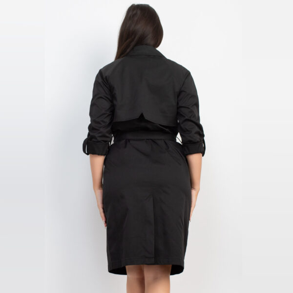 IRIS-HMJ21098 / GABARDINA CON CINTURON AJUSTABALE / PAQUETE 6 PZAS: $503 C/PZA - PAQUETE 24 PZAS: $409 C/PZA - Imagen 5