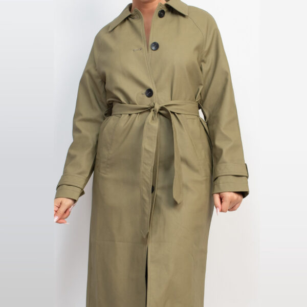 IRIS-HMJ21098 / GABARDINA CON CINTURON AJUSTABALE / PAQUETE 6 PZAS: $503 C/PZA - PAQUETE 24 PZAS: $409 C/PZA - Imagen 9