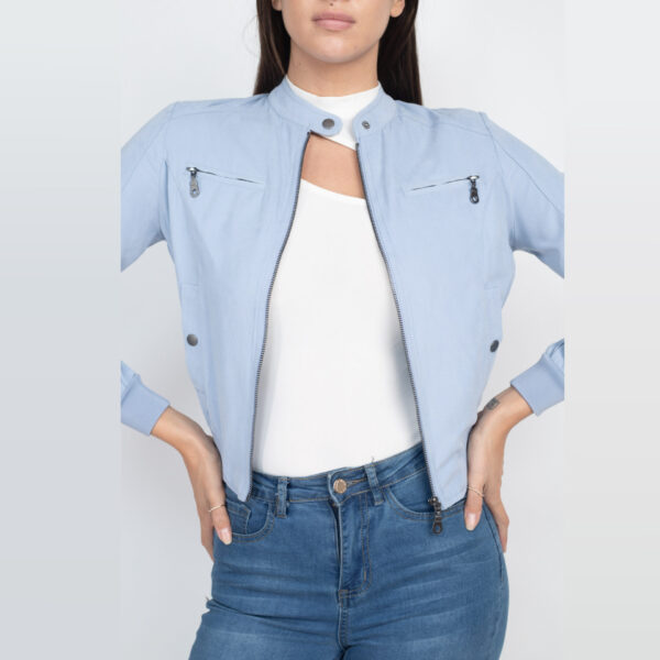 IRIS-IJ2615 / CHAMARRA ESTILO BOMBER / PAQUETE 6 PZAS: $311 C/PZA - PAQUETE 36 PZAS: $253 C/PZA - Imagen 4