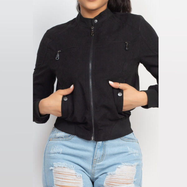 IRIS-IJ2615 / CHAMARRA ESTILO BOMBER / PAQUETE 6 PZAS: $311 C/PZA - PAQUETE 36 PZAS: $253 C/PZA - Imagen 2