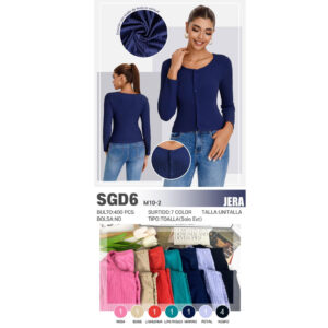 JERA-SGD6/ SUETER TERMICO / PAQUETE 10 PZAS: $51 C/PZA - PAQUETE 100 PZAS: $48 C/PZA