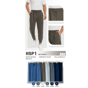 JERA-HSP1 / PANTS DE CABALLERO / PAQUETE 10 PZAS: $65 C/PZA - PAQUETE 100 PZAS: $62 C/PZA