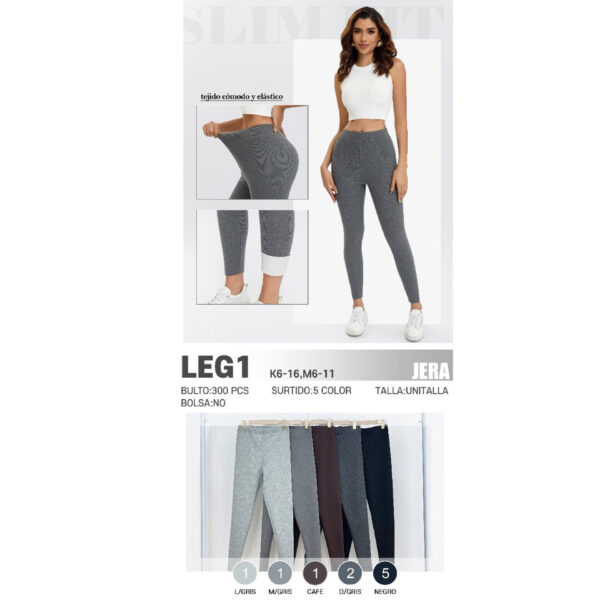 JERA-LEG1 / LEGGING TERMICO / PAQUETE 10 PZAS: $83 C/PZA - PAQUETE 100 PZAS: $78 C/PZA